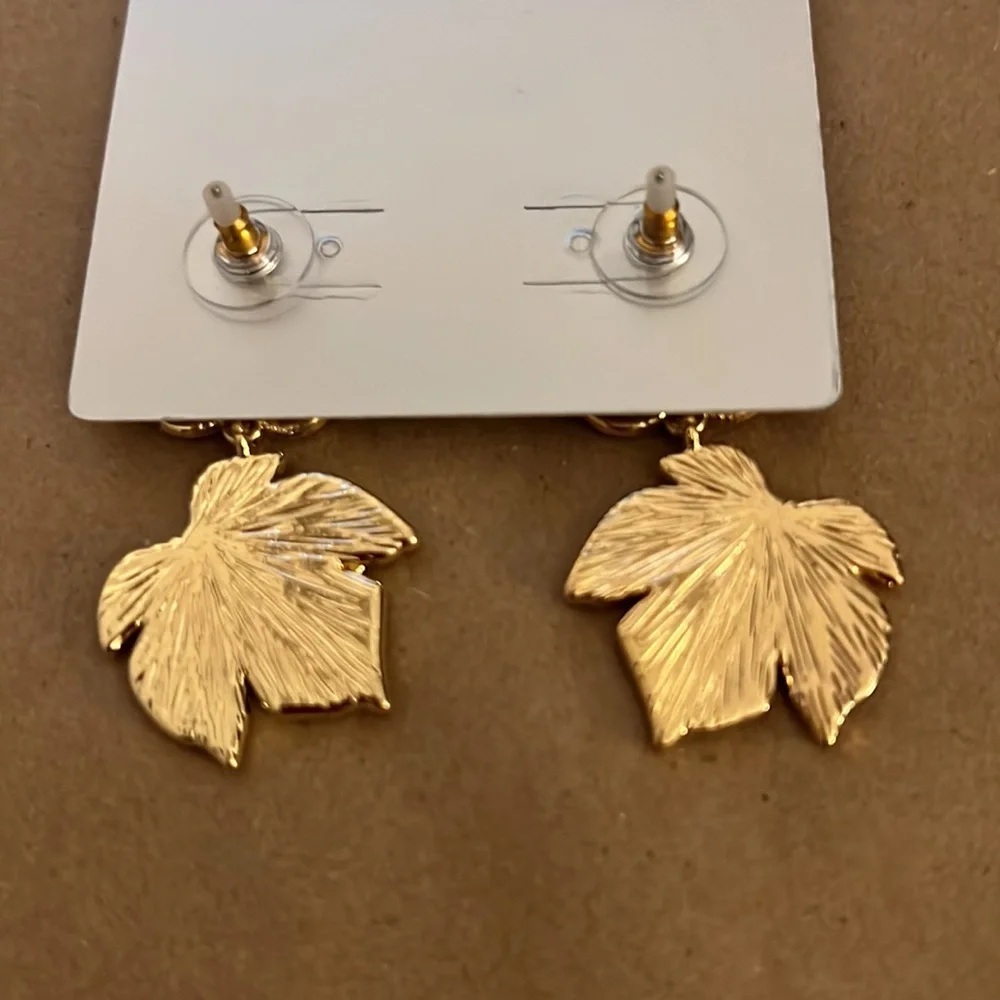 NWT Sugarfix by Baublebar Earrings Fall Leaves. - Picture 2 of 2